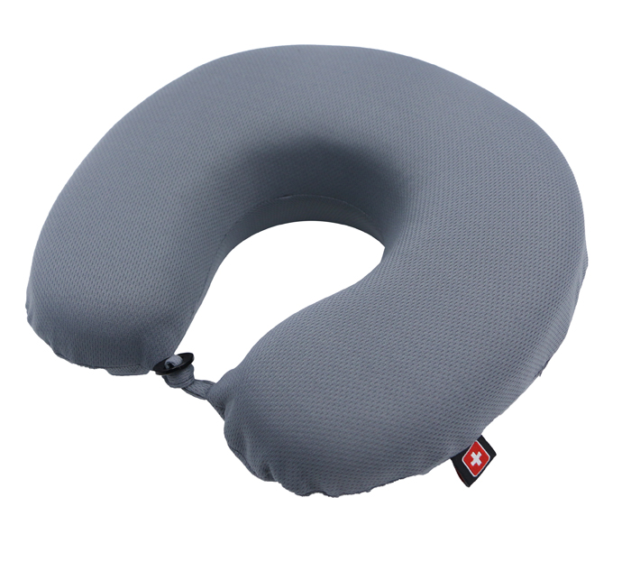 כרית צוואר לנסיעות עם זיכרון. 
מידות: 28x28 ס