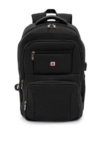 תיק גב למחשב POLOSWISS PILOT מבנה חזית EVA אורטופדי מלא. 
מידות: 45x30.5x19.5 ס