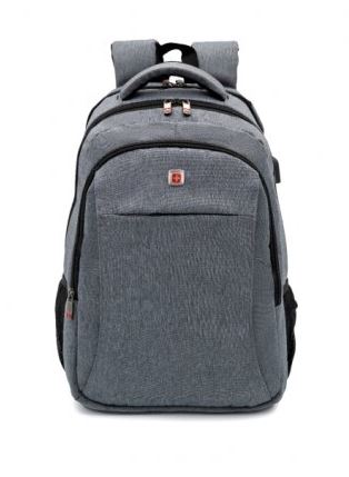 תיק גב למחשב POLOSWISS PASS מרופד אורטופדי מלא. מידות: 45x30.5x19.5 ס