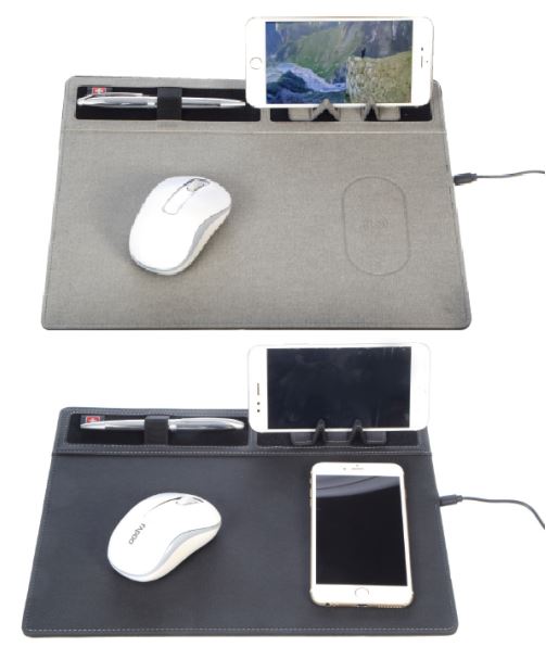 משטח עבודה אלחוטי SWISS מעור עם תפירה סינטטית. 
מידות 26x32 ס