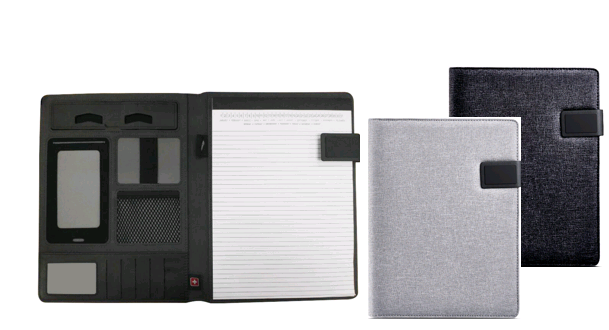 מכתבייה SWISS A4 כולל מעמד לנייד וכיסי אחסון.  
סגר מגנט ייחודי.
מידות: 31x24x15 ס