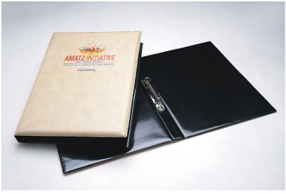 קלסר גב 3.5 ס"מ, 2 טבעות, כולל הדפסה צבעונית. 