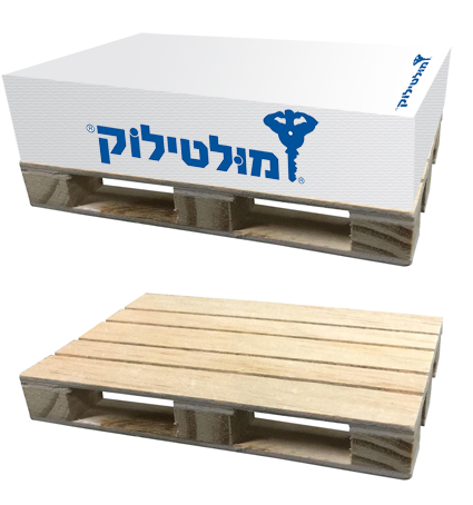 מעמד ממו על משטח עץ. במידות שונות.