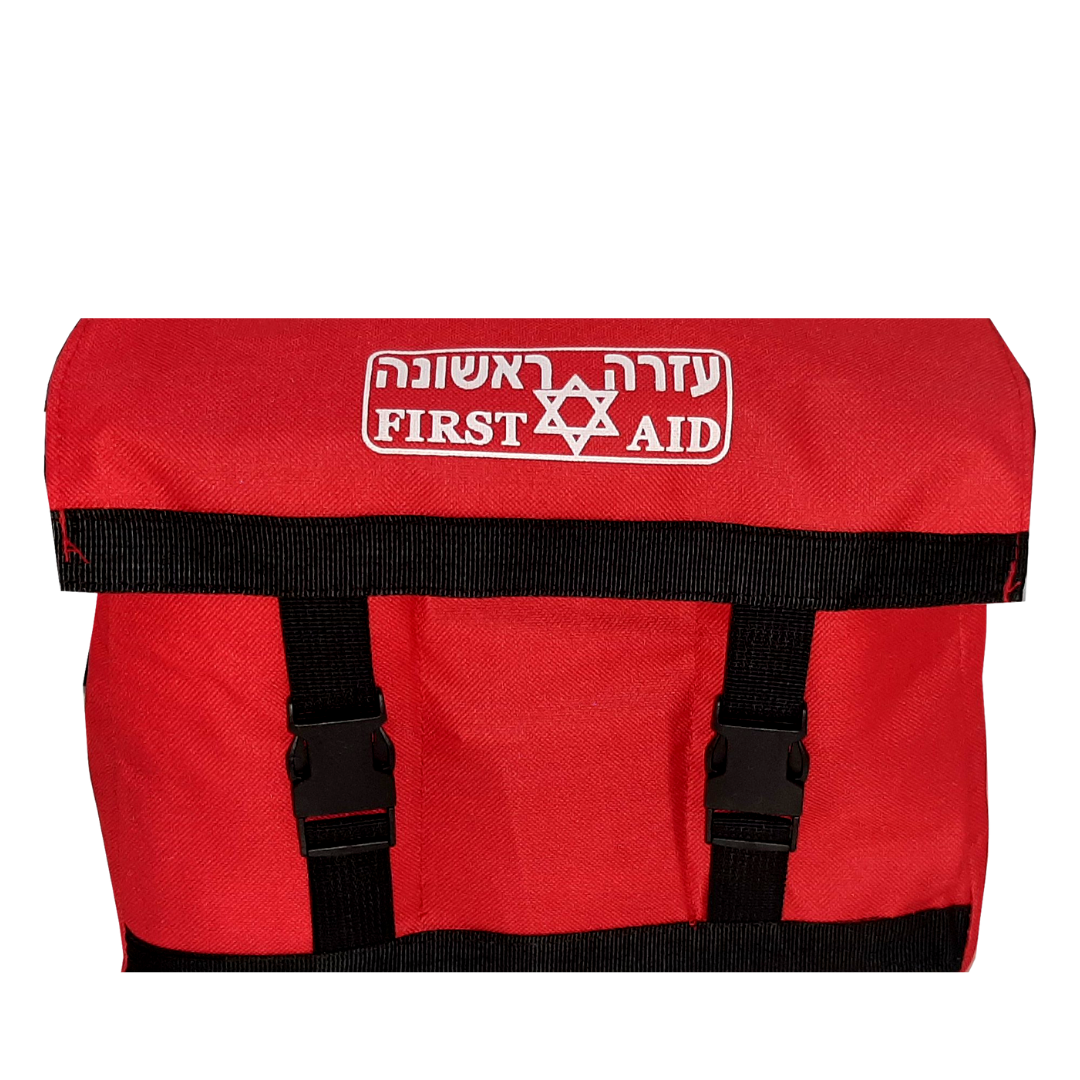 תיק עזרה ראשונה עשוי בד קורדורה עם 3 תאים פנימיים. 
מתאים לבית, ברכב, בעבודה, במשרד ועוד.
ערכת עזרה ראשונה מקיפה וקומפקטית, מוצר חובה עבור כל אחד.
