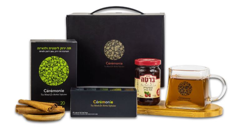 מארז אביבית המכיל: 
כוס זכוכית סרמוני בעיצוב יחודי 280 מ