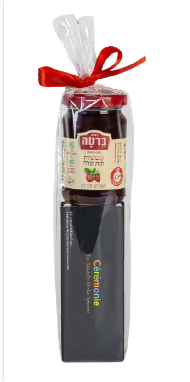 מארז קוביות מיני וקונפיטורת פירות יער מכיל: 
מארז שי 5 קוביות מיני ב 5 טעמים שונים - אביב.  קונפיטורת פירות יער בצנצנת 120 גרם.  
