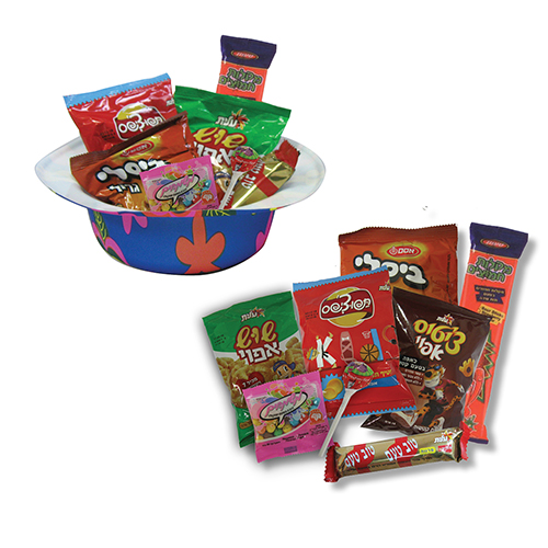 כובע פורימי עם ממתקים - כובע פורימי במילוי ממתקים
ביסלי, צ