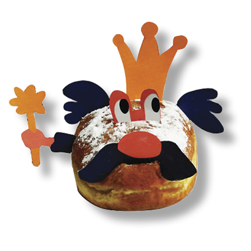 מתנת לחנוכה לילדים – ערכה לקישוט סופגניות.
ערכה המכילה 7 דפי גזירה לקישוט הסופגניHה. 
מידת הכרטיסים 14.3×17.5 ס”מ.