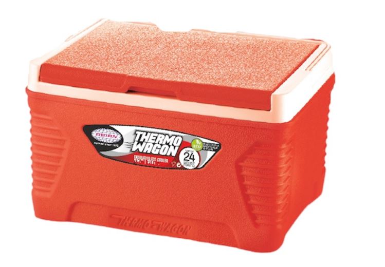 צידנית 5 ליטר קטנה מאוד המתאימה לפחיות, קרח ותרופות הזקוקות לשמירת טמפרטורה. 
בעלת ידית נשיאה במרכז.