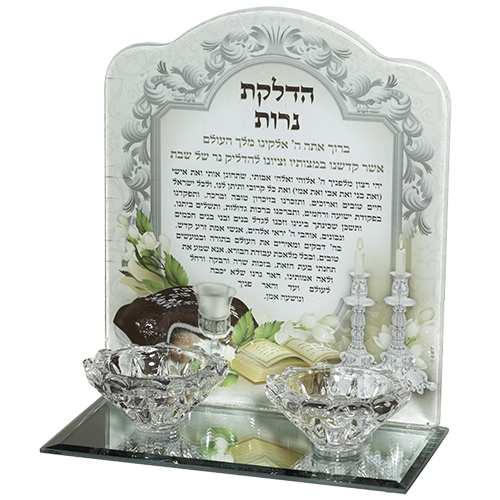 פמוט זכוכית 18.5x16.5 ס