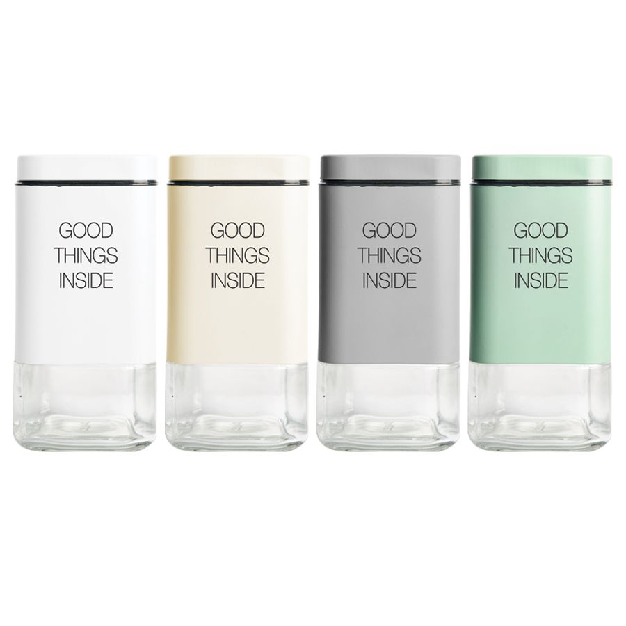 צנצנת זכוכית צבעונית 1000 מ"ל. 