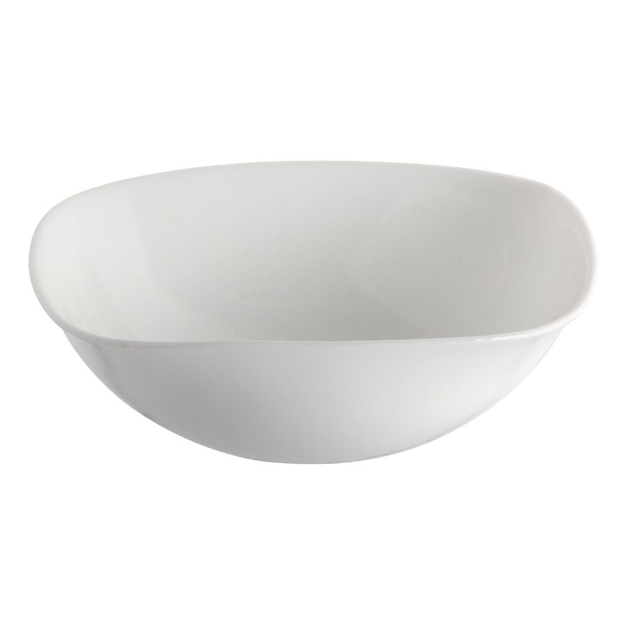 קערית לבנה מרובעת 5x16.5 ס