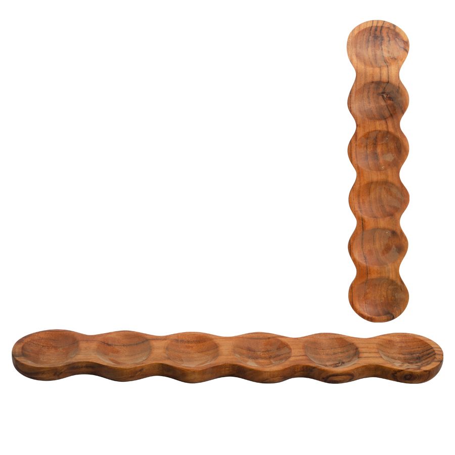 קברט מגש עץ מחולק 6 תאים להגשה ואירוח.
מידות: 60x12x2.5 ס