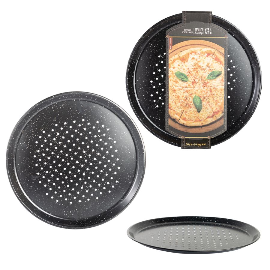 מגש לפיצה מראה שיש. 