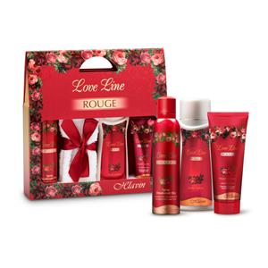 סט בראשית Love Line Rouge, מכיל: 
מגבת פנים איכותית.
קרם גוף 275 מ